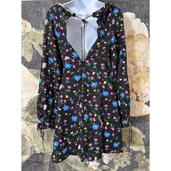 New FOR LOVE & LEMONS Lexy Long Sleeve Mini Size Medium - Picture 6 of 8